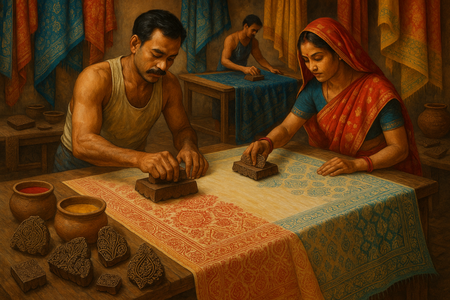 The Art of Hand Printing at Chikankriti: From Imagination to Fabric